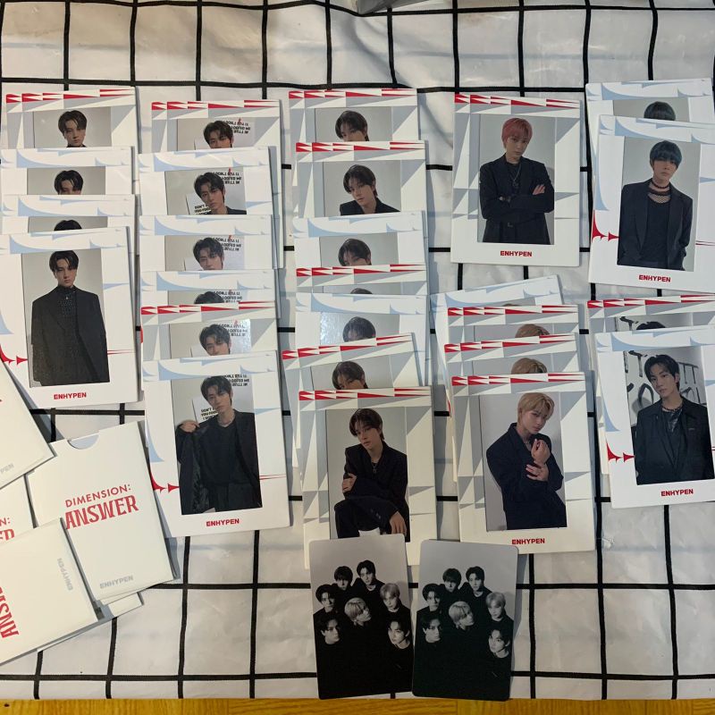 [READY STOCK] PC POB WEVERSE ENHYPEN DIMENSION:ANSWER + Frame (random)