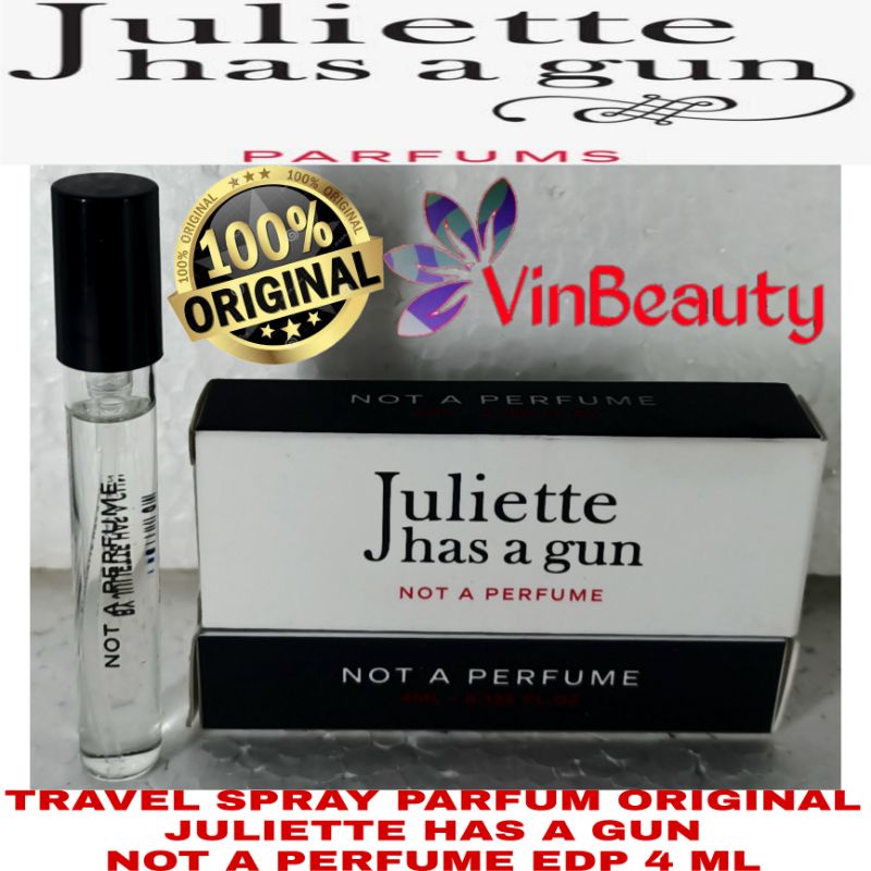 TraveL Spray Parfum OriginaL Juliette has a gun Not a Perfume EDP 4 ml For Women Murah