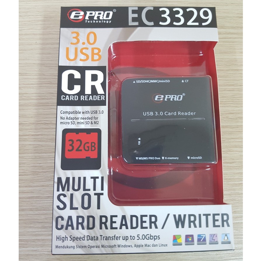 E-PRO EC3329 - Card Reader All in 1 EPRO