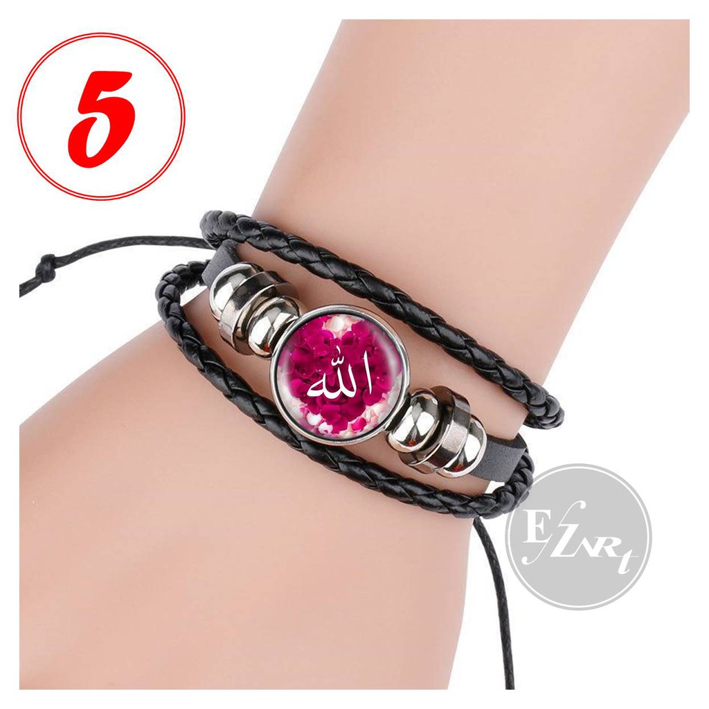 MOTIF TERBARU GELANG LAFADZ TULISAN ALLAH MUHAMMAD KULIT KEPANG MULTILAYER