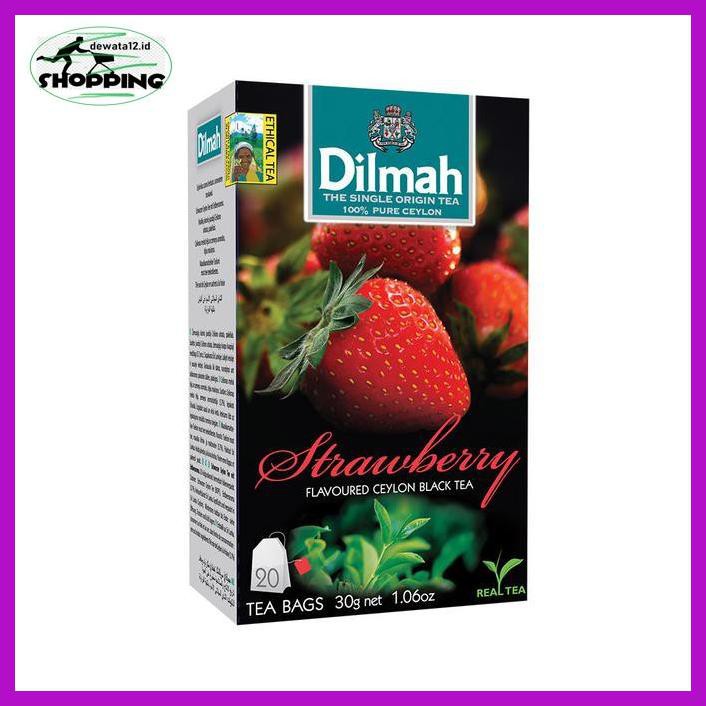 

E6Tdr6G- Dilmah Fun Tea Strawberry - Tag Tbag 20S Uoy86Ky-