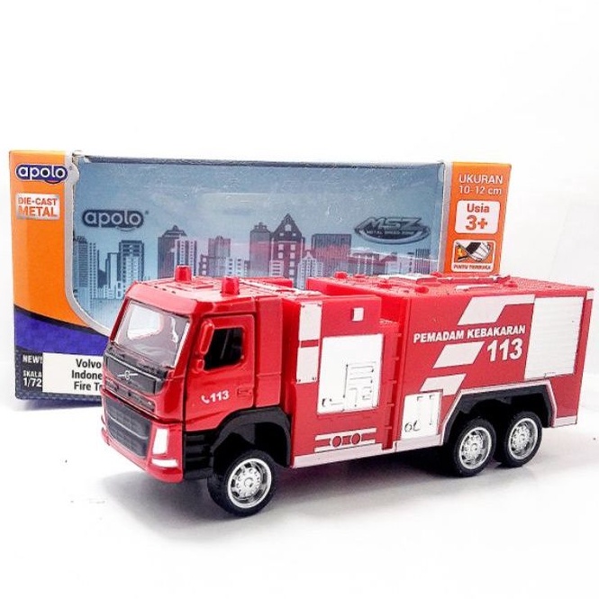 Apolo msz diecast Volvo fm Fire Truck Indonesia