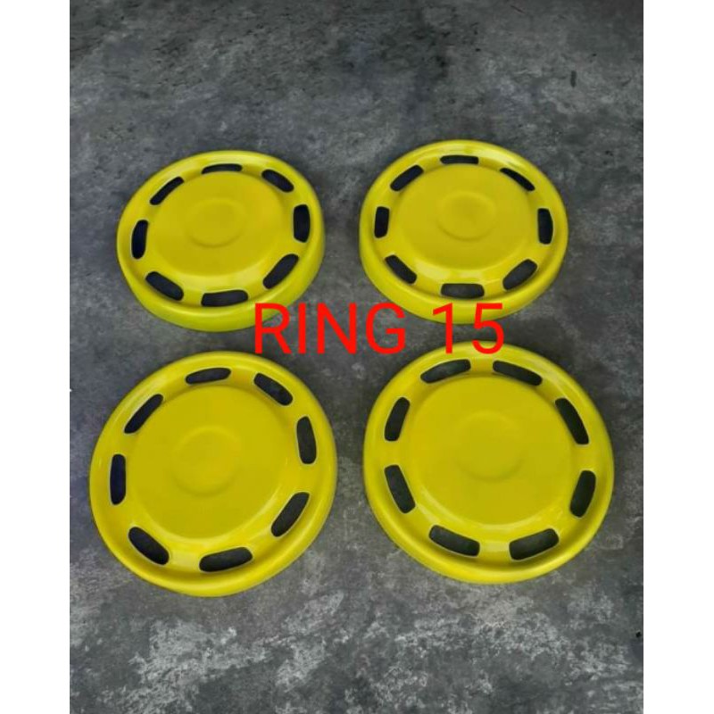 1 set wheeldop truk/bus/ canter ring 15 warna kuning