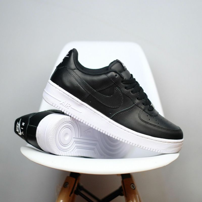 Air force 1 low black black white nike original