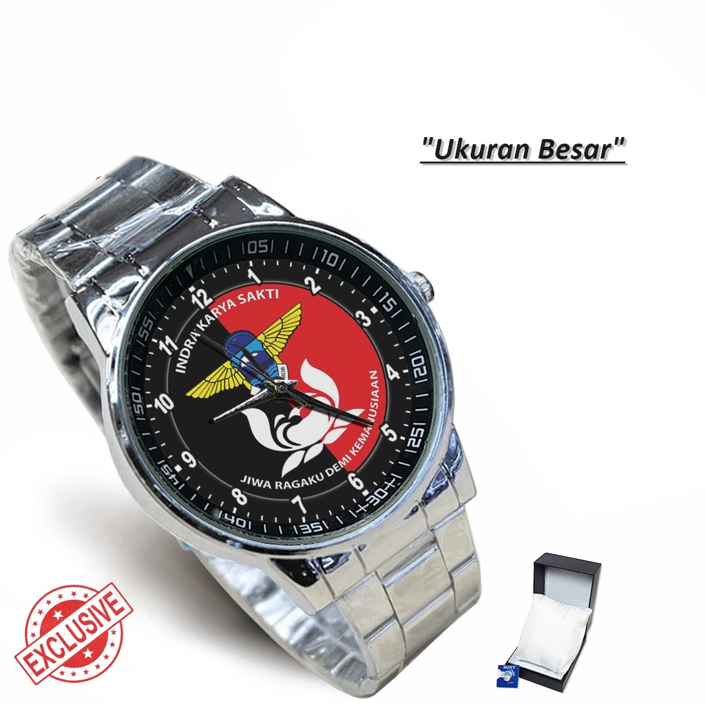 Jam Tangan Rantai Couple KORPS BRIMOB POLRI (Nice)