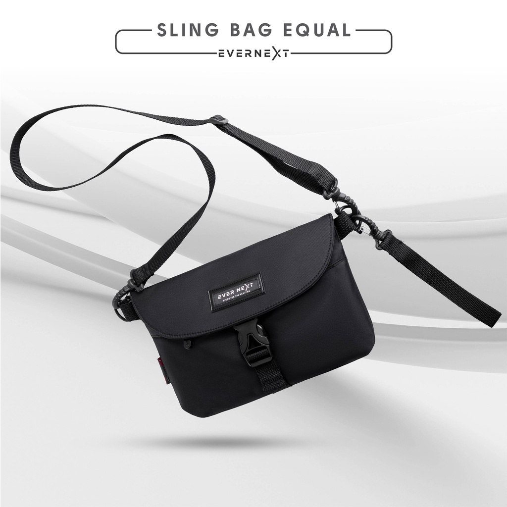 Tas Gantung EQUAL Pria Tas Selempang Sling Bag Cowok ClutchBag Tas Tangan Kuliah Kerja Kampus Kantor Sekolah Outdoor Jalan Anak Laki Laki