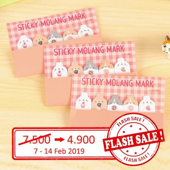 

LMX catatan tempel molang chubby rabbit sno040