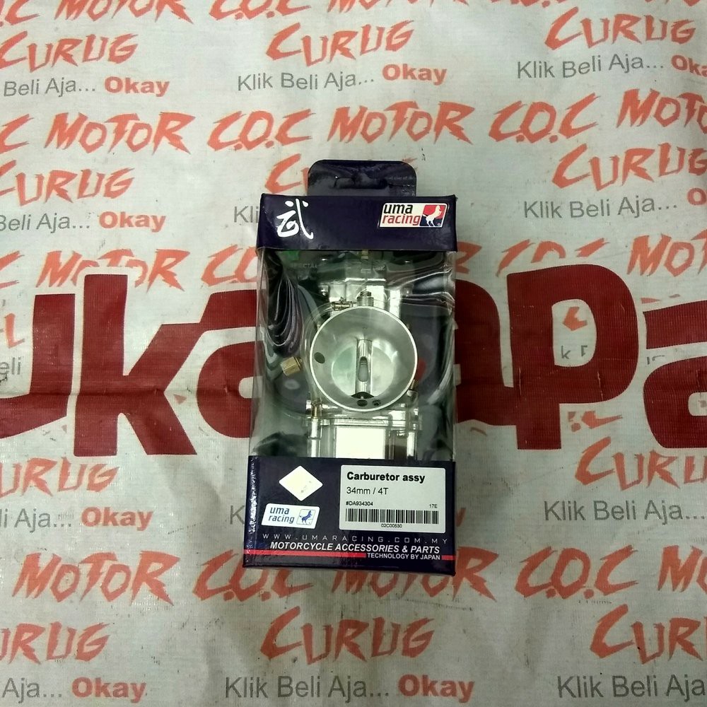 KARBURATOR UMA RACING ORIGINAL ASLI PWK 34 CARBURETOR ASSY KARBU
