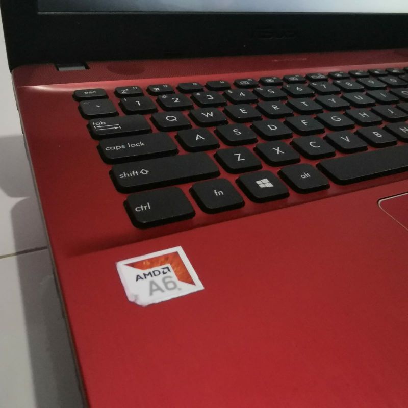 Laptop Asus X441BA Amd A6-9225 Gen 7 Amd Radeon R4 Graphic Ram 4GB HDD 1TB Siap Gaming windows 10