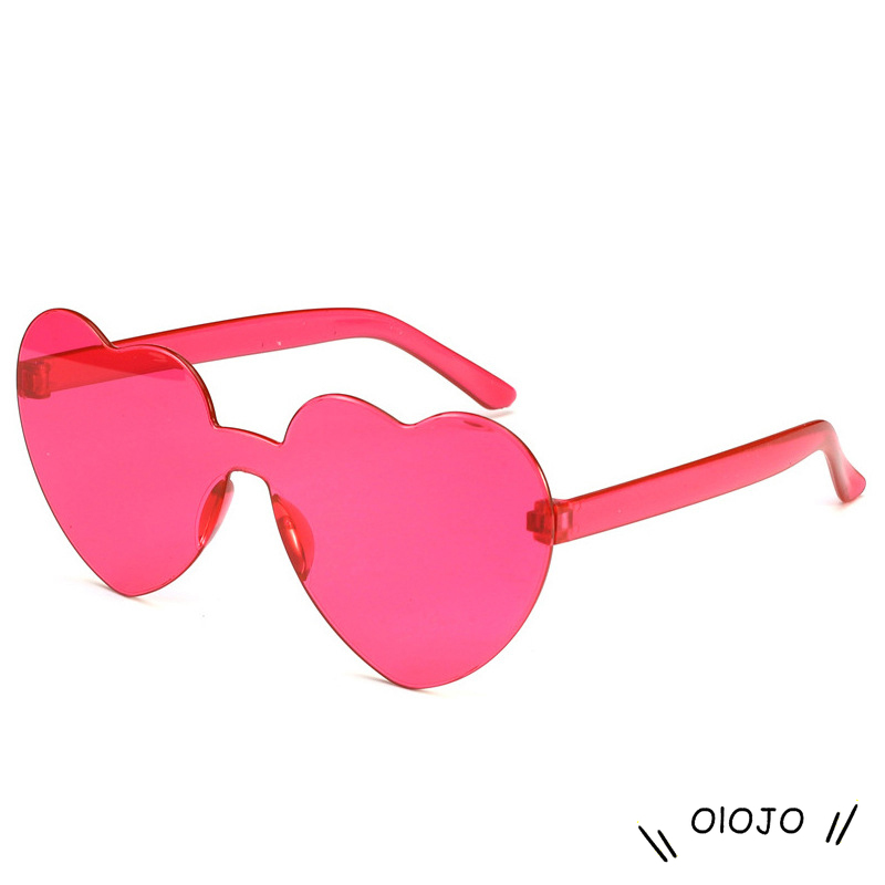 OLOJO Kacamata Hitam Seri Korea Ulzzang fashion retro candy color sunglasses untuk wanita