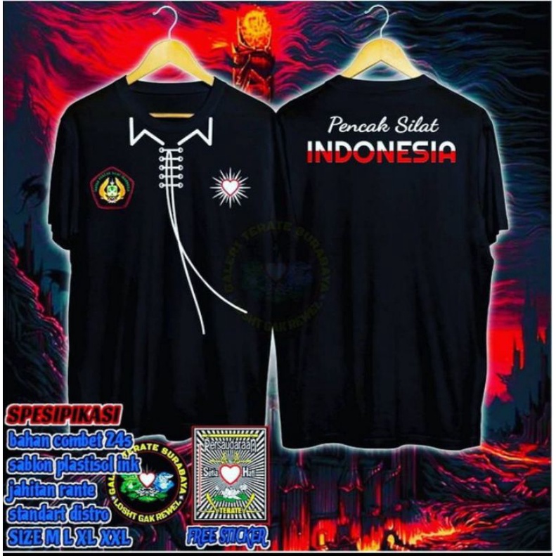 KAOS PSHT MOTIF SAKRAL/KAOS PSHT MOTIF TERKINI