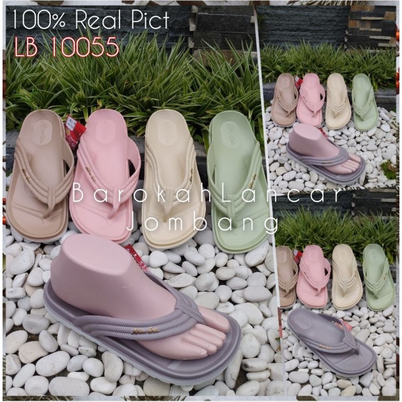 SANDAL JAPIT KARET WANITA NEW ERA LB E 10055 / 51032 SIZE 36-40