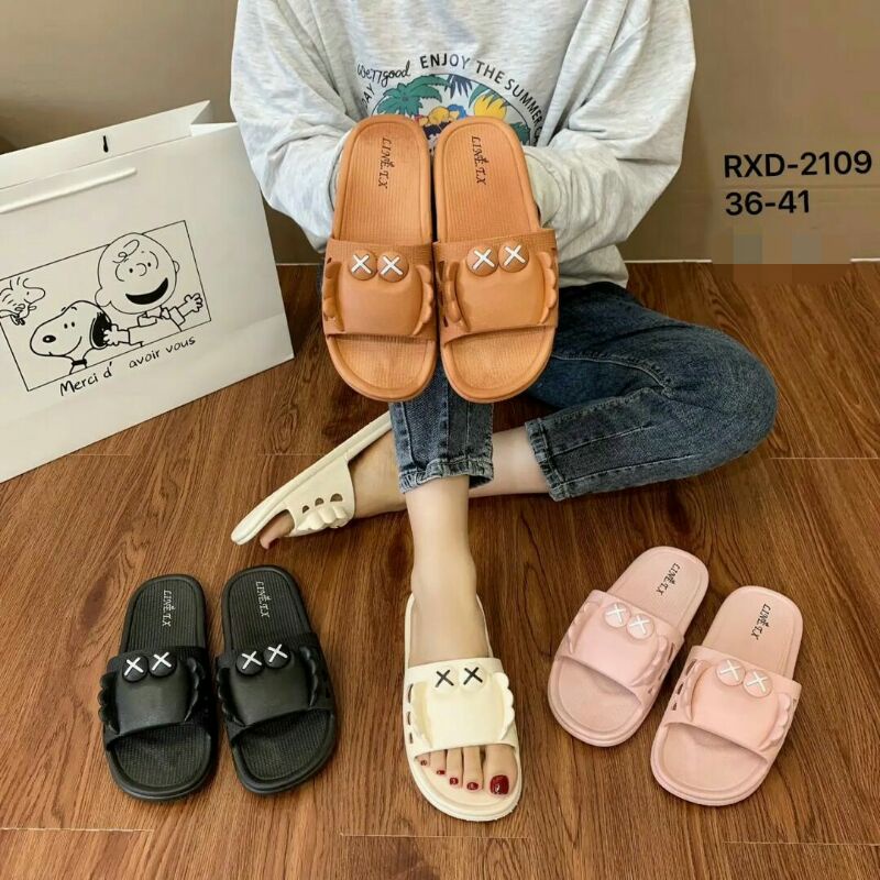 Sandal Wanita Jelly Import 2109-/SANDAL JELLY IMPORT OUTDOOR XX /Sandal Slop Jelly Wanita Korea Ban 