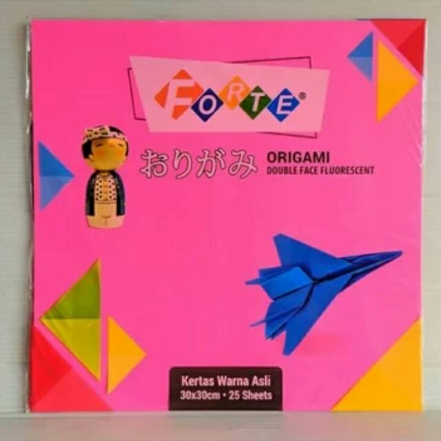 

Kertas Lipat Origami Forte Double Side 30x30cm isi 25lembar