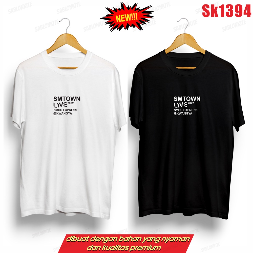 MURAH!!! KAOS NCT SHINEE SMTOWN LIVE 2022 SK1394 UNISEX COMBED 30S