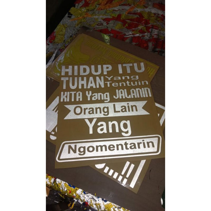 

Cutting sticker 30x20