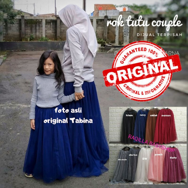 ROK TUTU TABINA ORI, COUPLE IBU DAN ANAK PEREMPUAN, ROK TUTU DEWASA, ROK TUTU ANAK PEREMPUAN