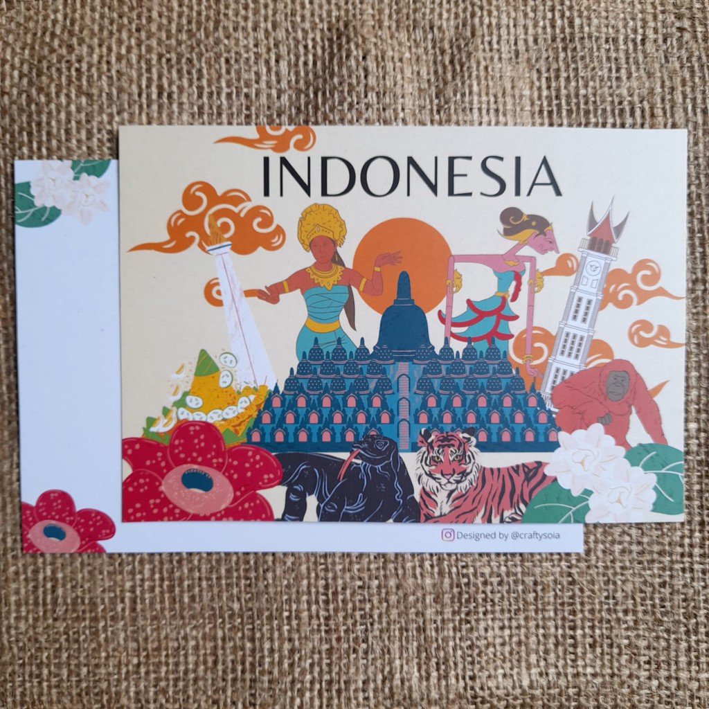 

Kartu Pos / Postcard / Postcrossing Indonesia - Seri Indonesia 2