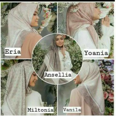 anggrek scarf wearing klamby