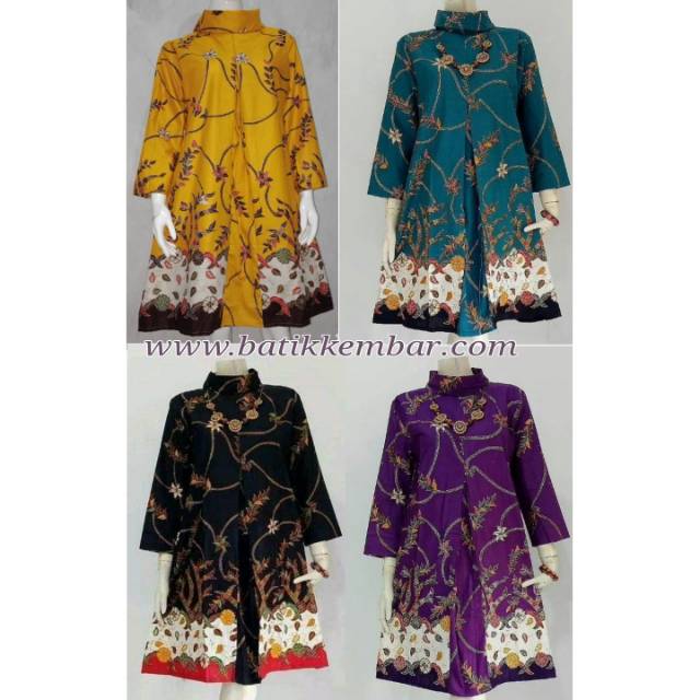  BATIK  TUNIK  SHIBORI JUMPUTAN  TERBARU ALL SIZE 106CM 