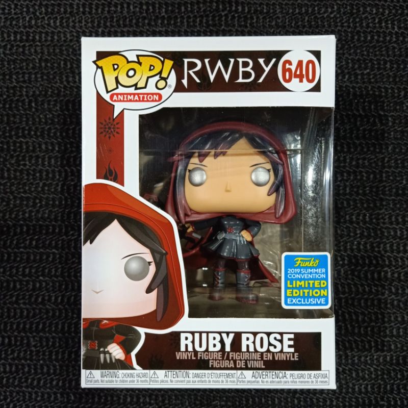 Funko Pop RWBY : RUBY ROSE #640 (2019 Summer Convention Exclusive)