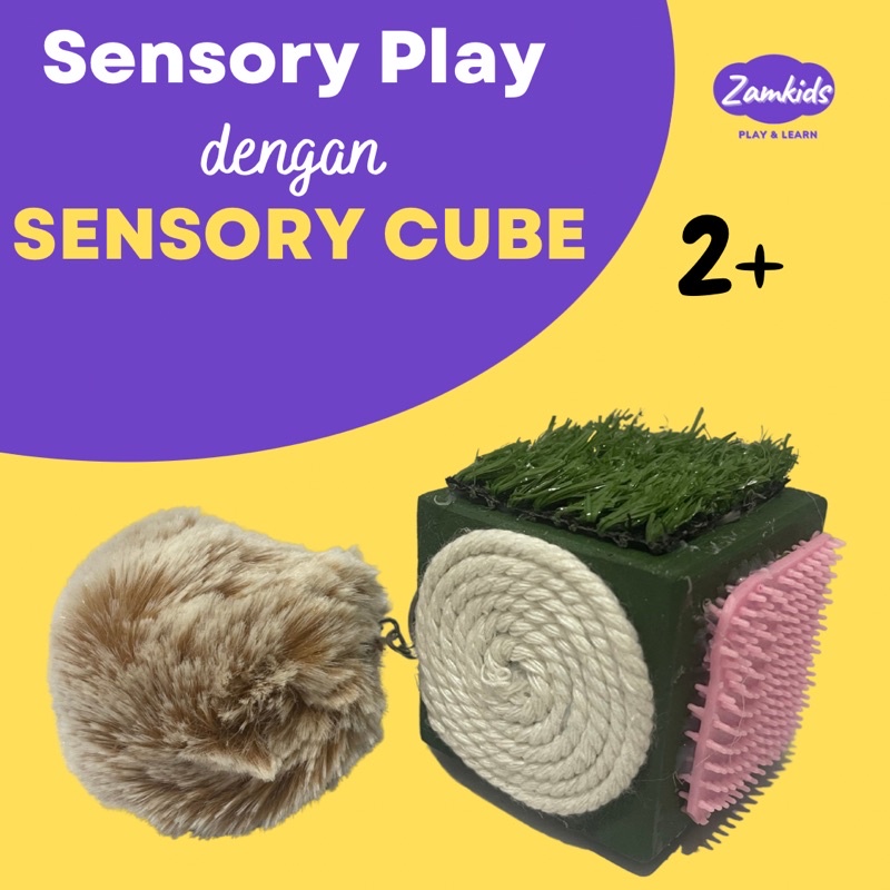 MAINAN EDUKASI MONTESSORI MOTORIK ANAK BALITA SENSORI SENSORY CUBE