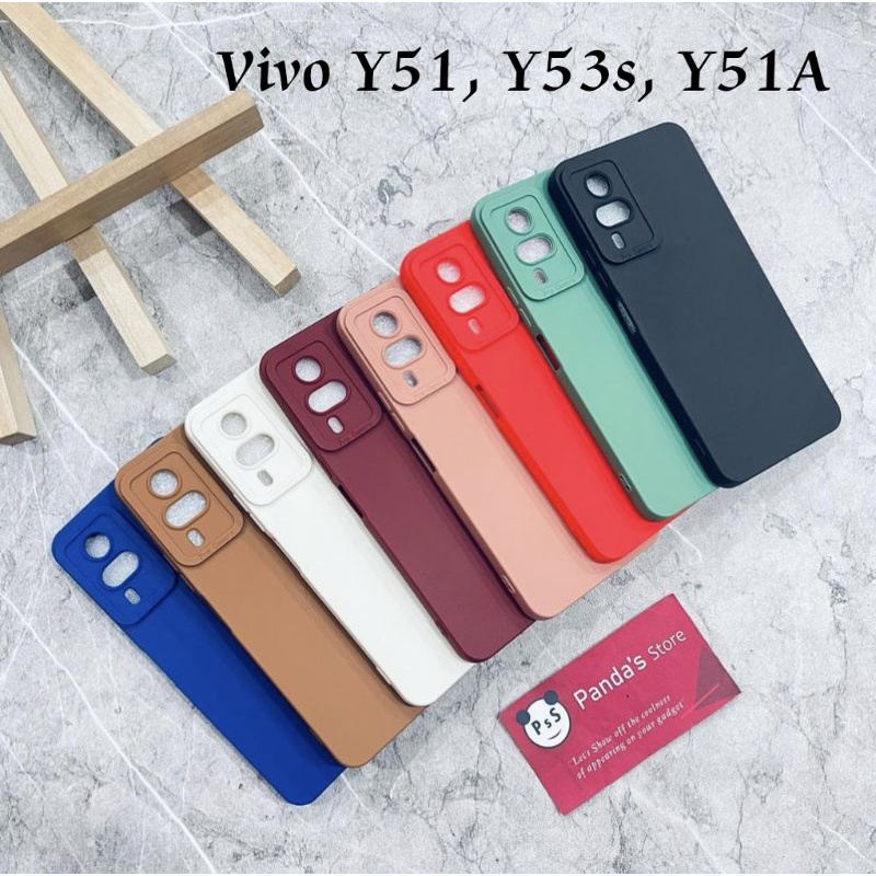 Softcase Pro Camera Vivo Y51, Y51a, Y53s Candy Case Full Color 3D Silikon TPU