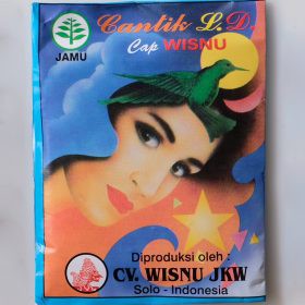 

JAMU WISNU CANTIK LUAR DALAM ( 1 pack isi 10 sahset )/MINUMAN/CANTIK/JAMU WANITA