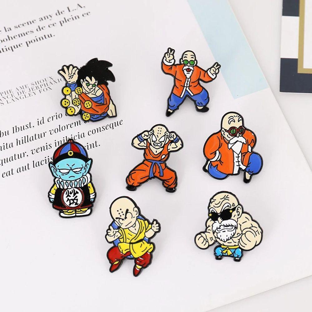 [Elegan] Dragon Ball Lapel Pin Ransel Hadiah Jaket Pin Pramuka Legion Dekorasi Lencana Lencana Pin Anime Badge