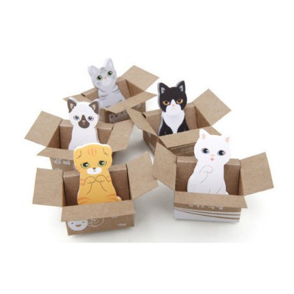 

BLS 072 Memo Kucing Lucu dalam Box / Cute Cat Memo in a Box