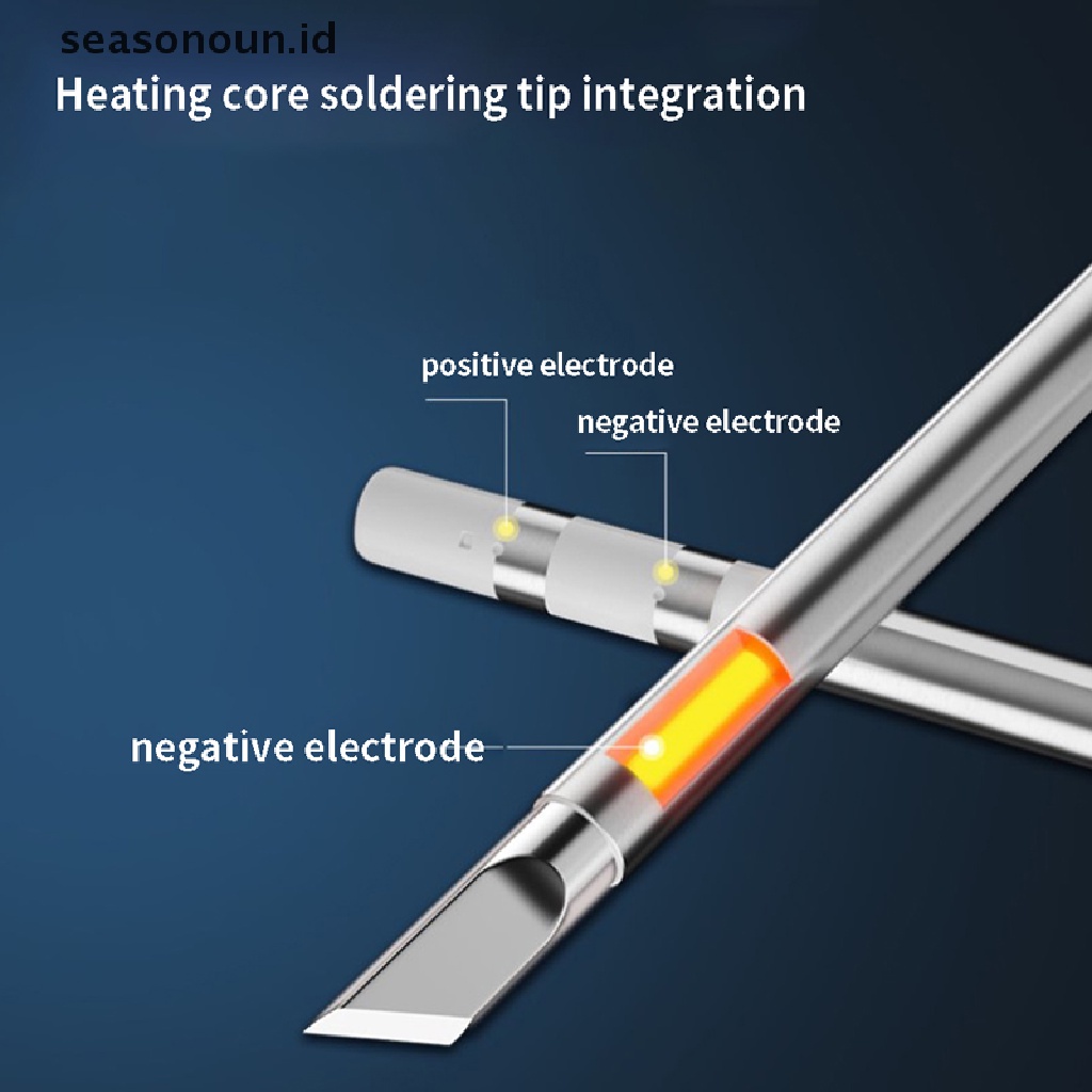 【seasonoun】 T12 Electric Soldering Iron Tips For Hakko fx951 DIY Soldering Station Kits .