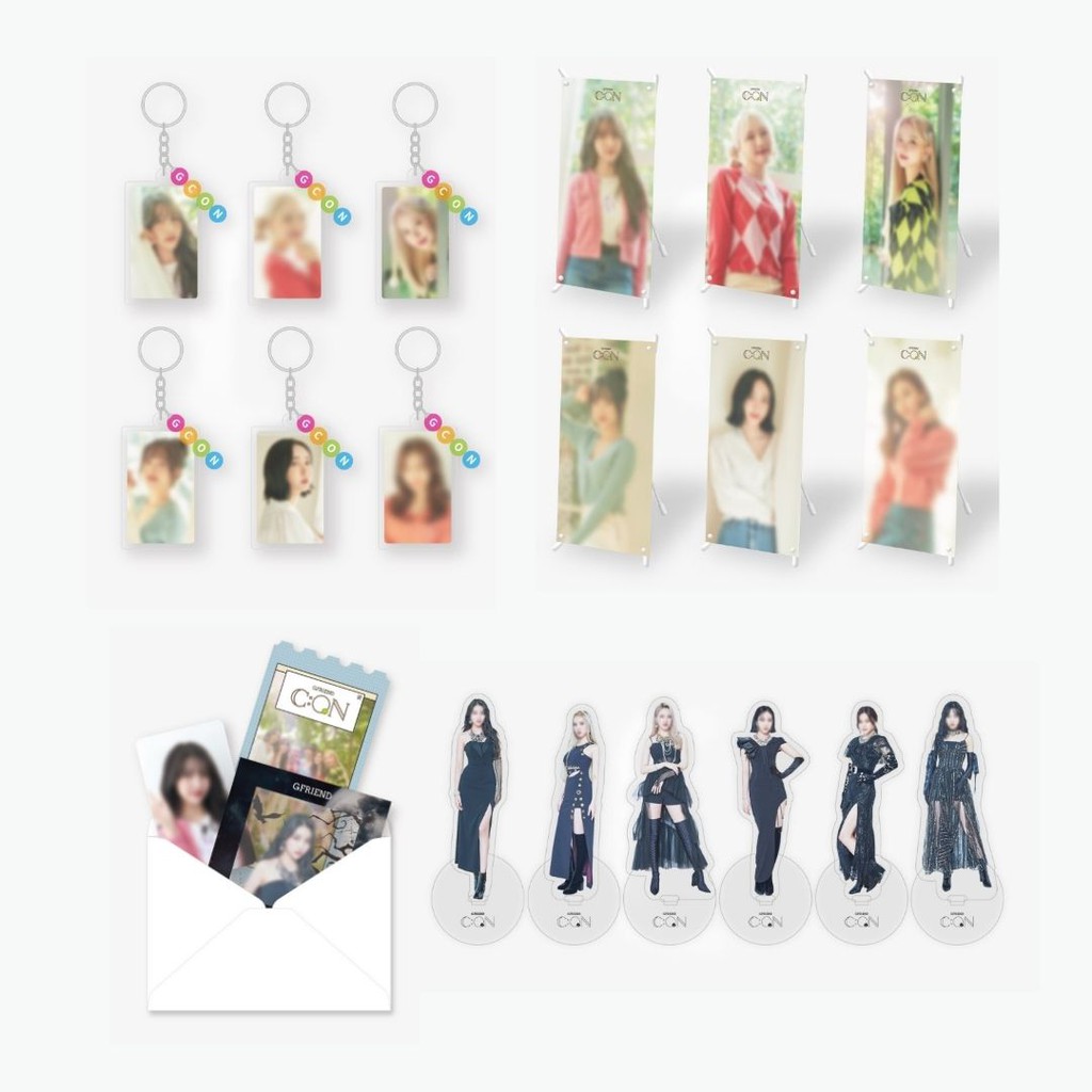[DP PO]G-FRIEND(GFRIEND): G C:ON Merch - Package/Photo Keyring/Mini Photo Banner/Acrylic Photo Stand