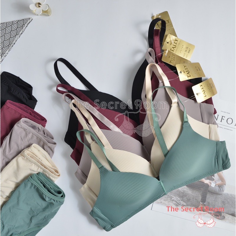TALLY BRA BH SET CD SEAMLESS 3067 I CUP A | BUSA TIPIS I TANPA KAWAT I SIZE 34-38