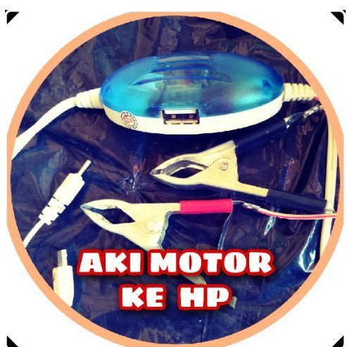 CHARGER HP DARI AKI MOTOR 12V
