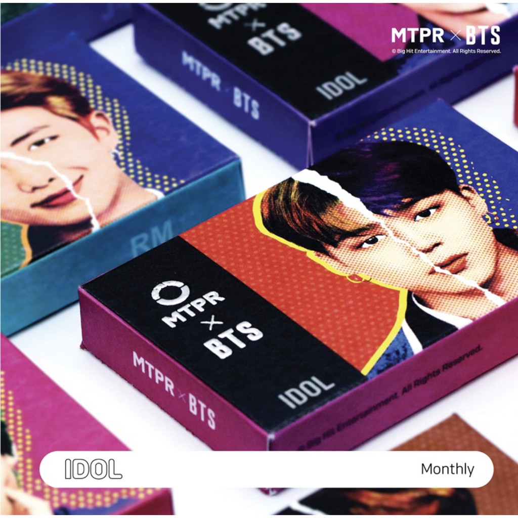 LENSBYSEOUL BTS x MTPR (IDOL Series) Official Korean Contact Soft Lens