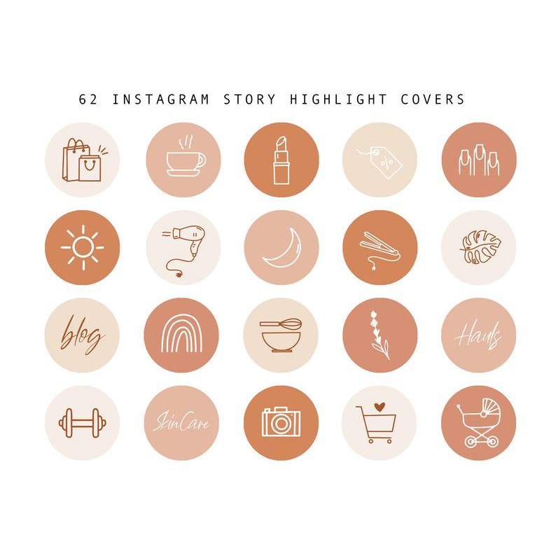 65 Full Pack HQ Instagram Highlight / Sorotan Cover Icon ...