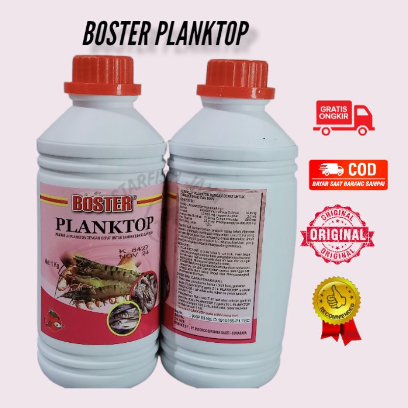 Jual Boster Planktop Liter Menumbuhkan Plankton Ikan Udang