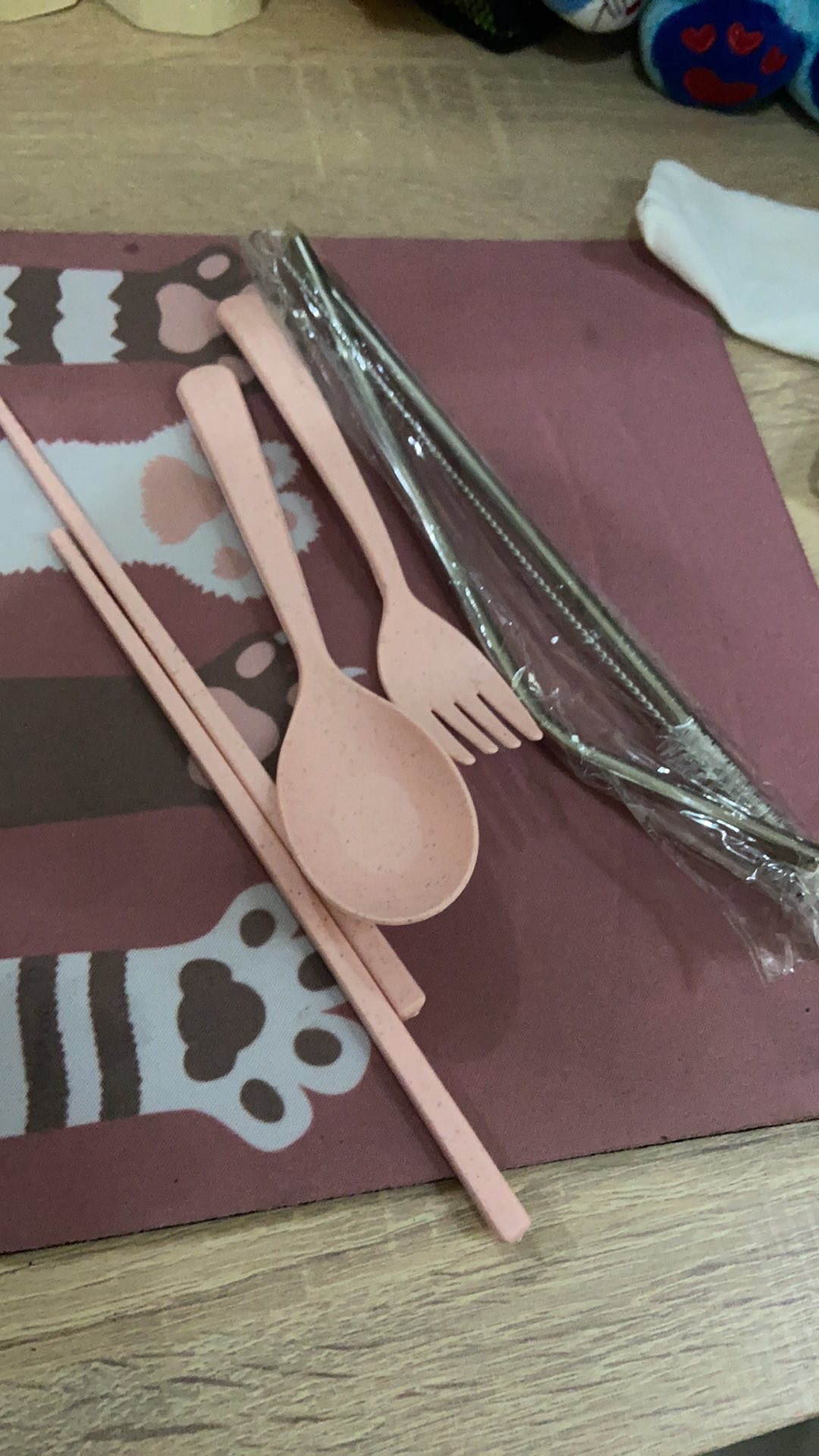 Paket Lengkap Ekonomis (cutlery Set, Stainless Straw, Pouch)