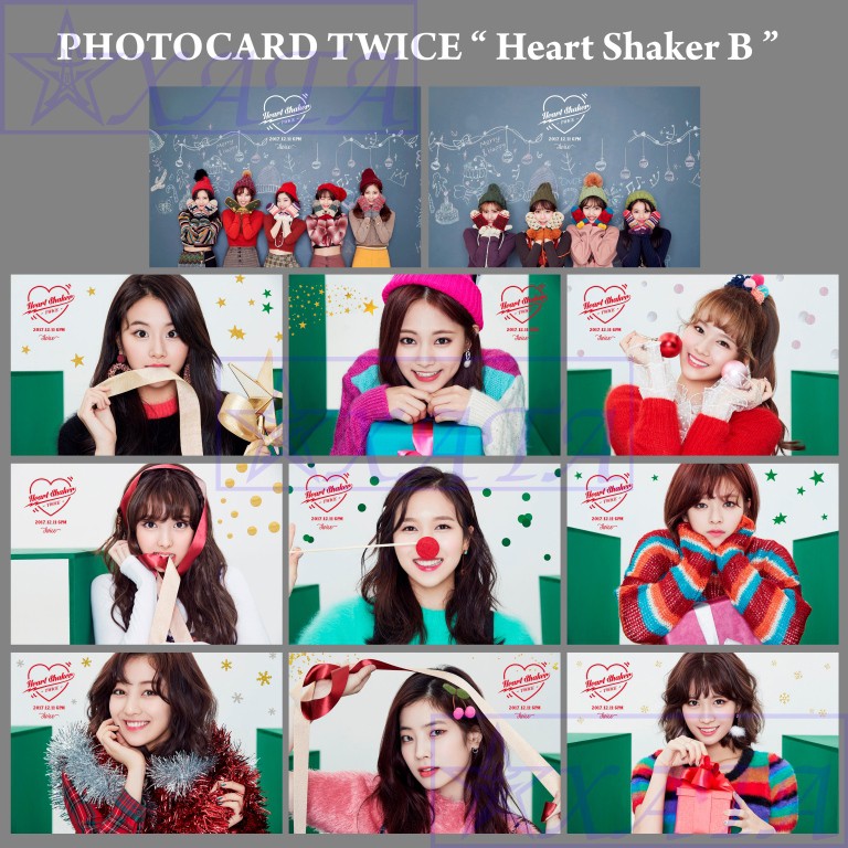 Ready Stock Photocard Twice Heart Shaker Kpop Murah Shopee Indonesia