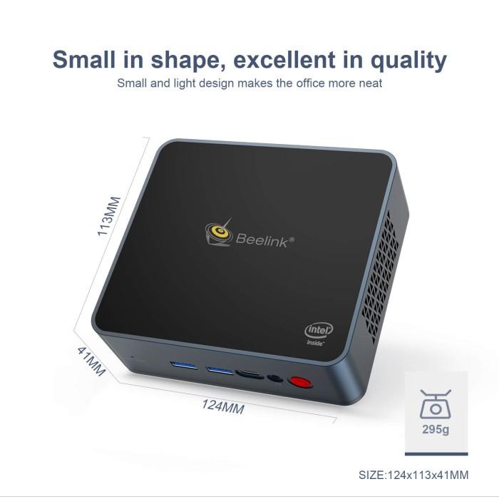 Mini PC Beelink GK55 Intel Gemini Lake J4125 Dual LAN HDMI Windows 10