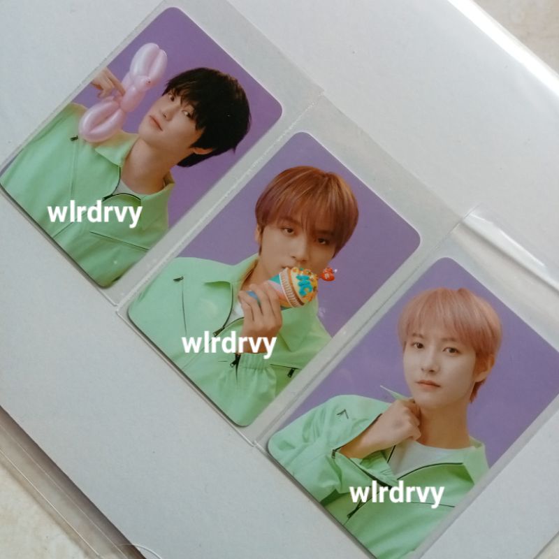 pc photocard sg21 season greeting 2021 renjun haechan chenle benefit sg21 ktwon