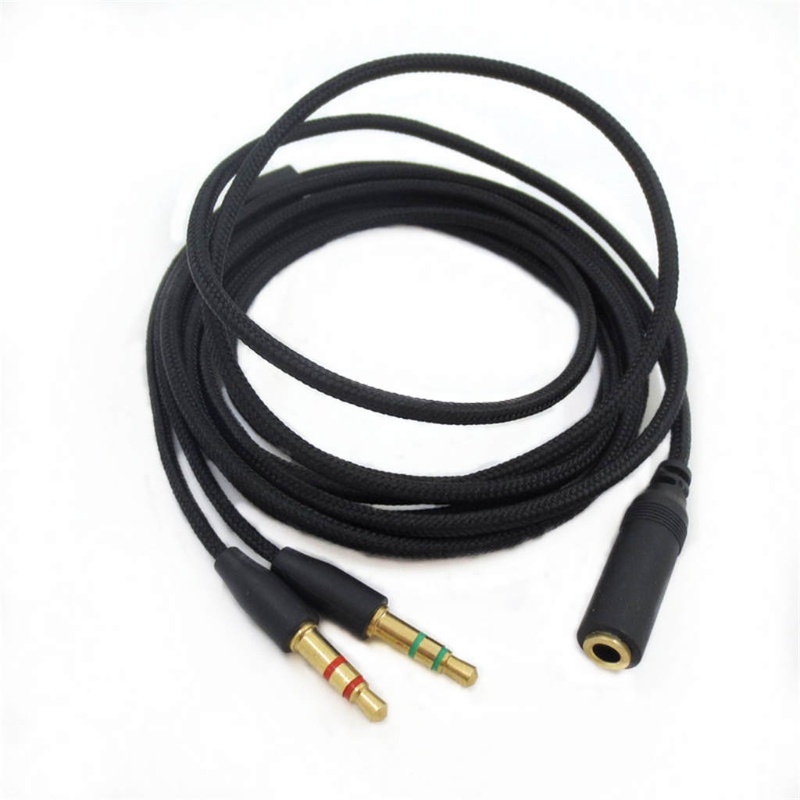 Cre Adapter Splitter Kabel Audio Headphone / Headset / Microphone Untuk Razer