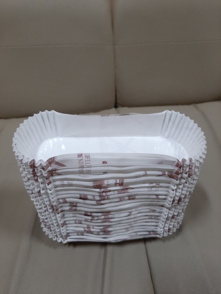 Cup Cake Pet Cc Polygonal / Bolu / Cake Cases Isi 200 Pcs