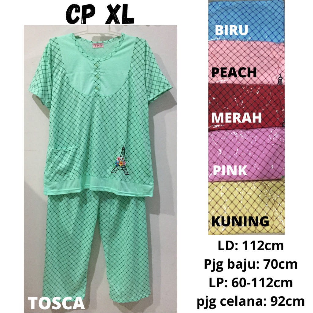 BAJU TIDUR BABY DOLL BERIS CP XL - EIFFEL