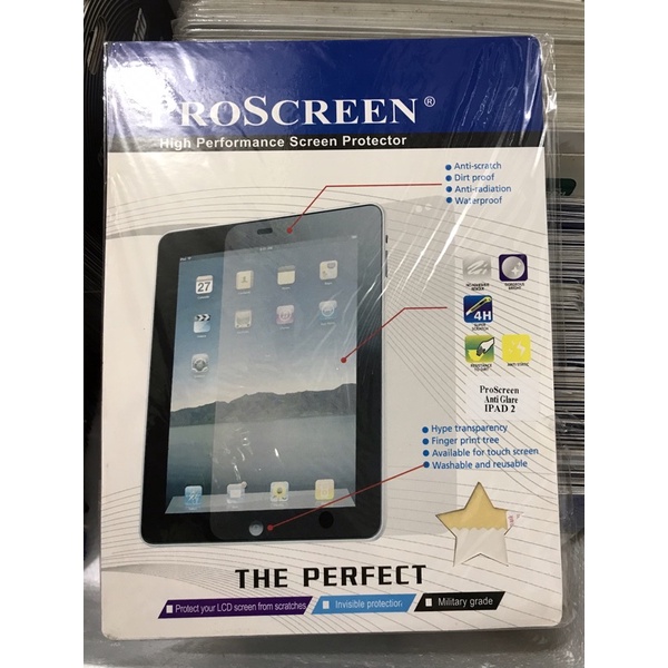 TEMPERED GLASS PRO SCREEN ANTI GLARE ANTI CLEAR IPAD 2/3/4/AIR/MINI