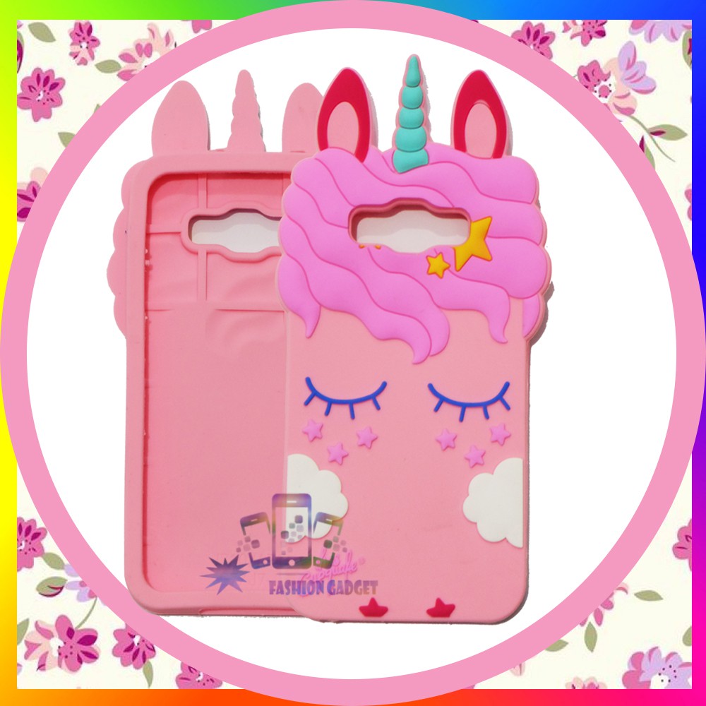 Silicone Rubber 3D Case Unicorn For Samsung Galaxy On 7 Kuda Poni Samsung Galaxy On 7