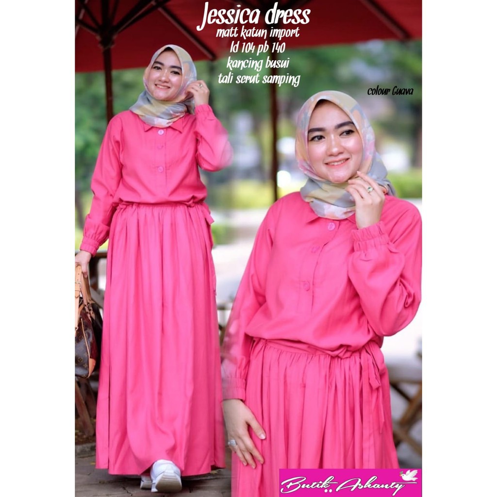 Gamis Jessica Dress Syari By Ashanty Gamis