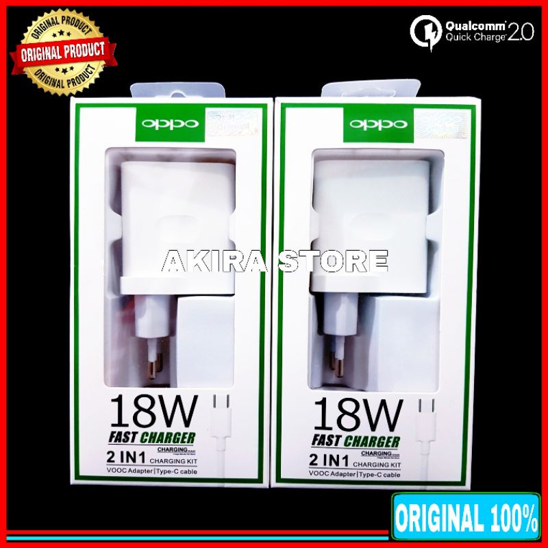 Charger Casan Oppo ORIGINAL 100% Fast Charging Micro USB 2A 18 Watt