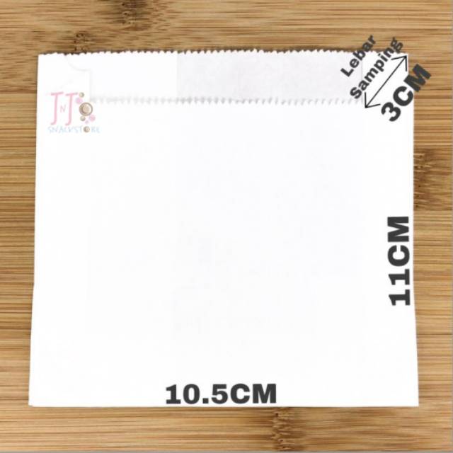 

MURAH Paper Bag / Kantong Kertas 10.5 x 11 - Kantong Roti / Donut / Snack