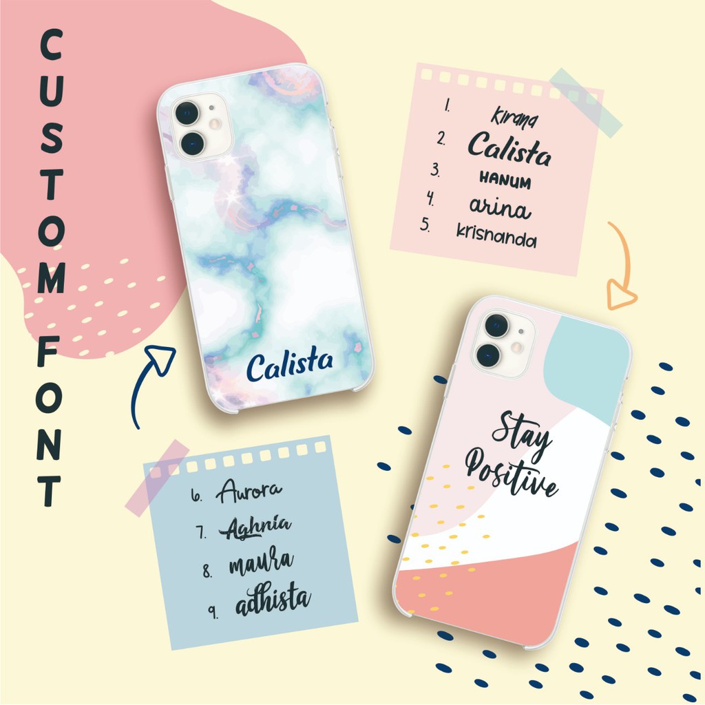 Custom Print Casing Handphone Gambar Muka